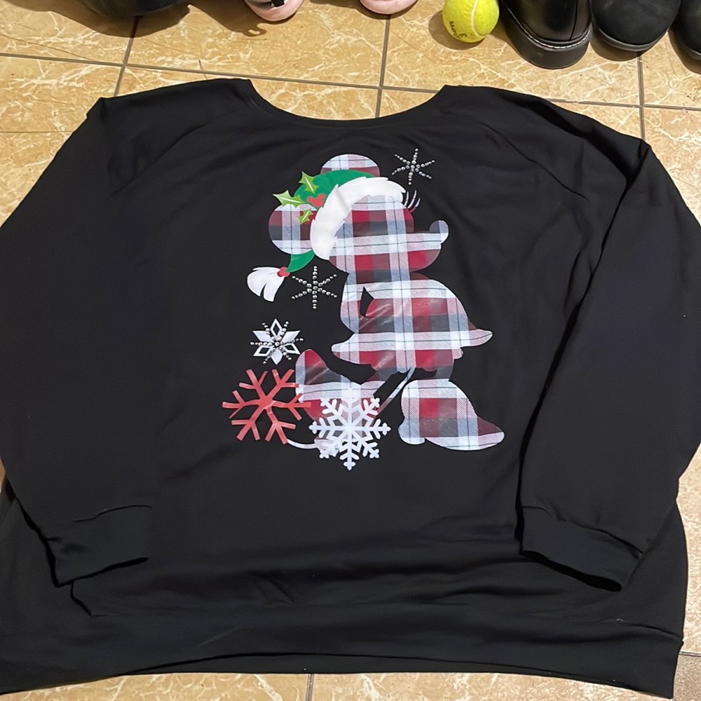 Disney Minnie Christmas Sweatshirt